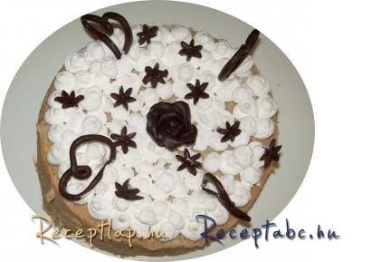 Tejszínes gesztenye torta