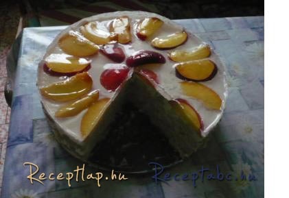 Tejfölös keksztorta