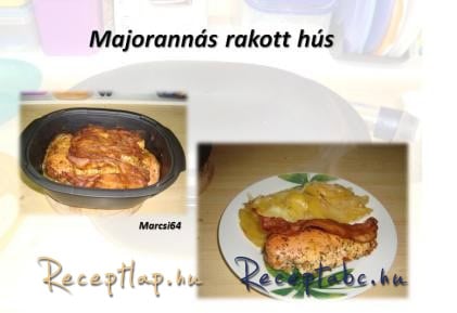 Majorannás rakott hús