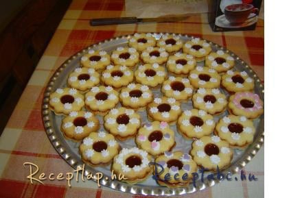 karácsonyi linzer karika