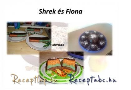Shrek És Fiona szelet