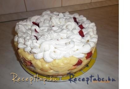 Gesztenyés, pudingos torta – sütés nélkül