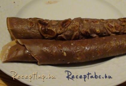 Csokoládépudingporos palacsinta