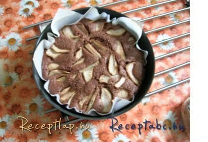 Csokoládés kortetorta / Tarte tatin kortével