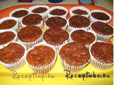 Sárgarépás muffin