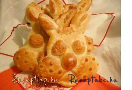 Nyuszis péksütemény – hamburger jellegű