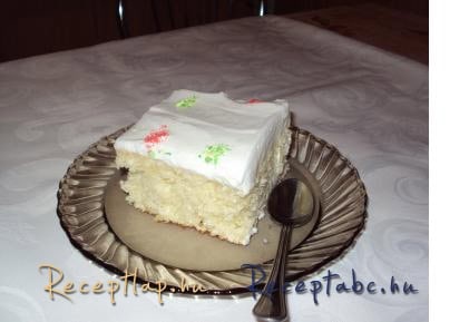 Tejszínhabos kókuszkocka