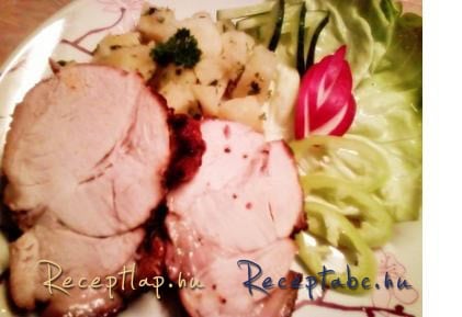 Fűszeres malaccomb sütőzacskóban