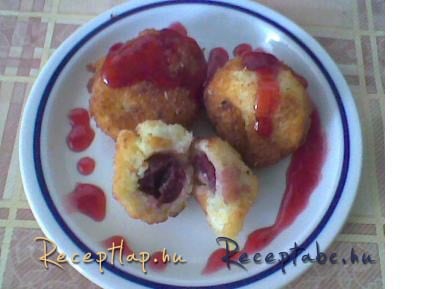 Gyümölcsös grízgolyó