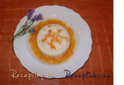 Panna cotta narancs öntettel