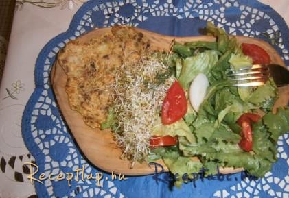 Káposztás lapcsánka saját zöldségekkel