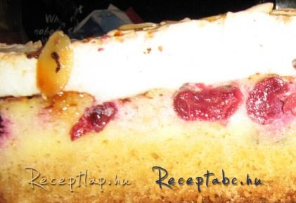 habos túrós meggyel