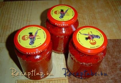 Paprika lekvár.