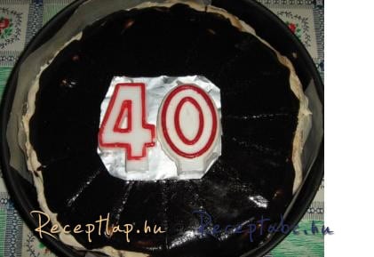 Négerkocka torta
