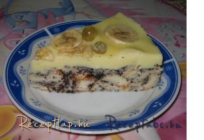 Mákosguba torta