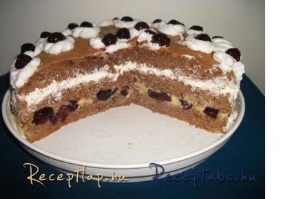 Feketeerdő  torta másképp