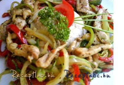 Csirke fajitas