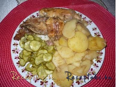 Házinyuszi velesült krumplival