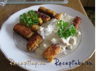 Baconba tekert paníozott csirkemell !