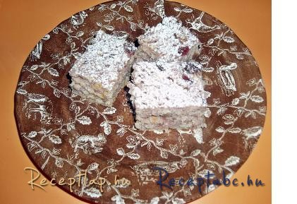 Zabpelyhes-meggyes süti