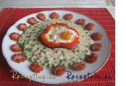 Tejfölös borsófőzelék !