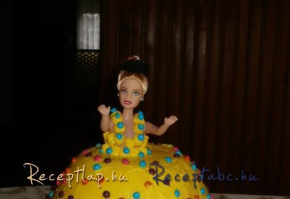 Sütés nélküli Barbi Torta
