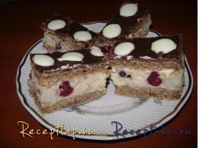 Bonbonmeggyes szelet