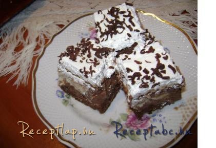 Habos csokis kocka