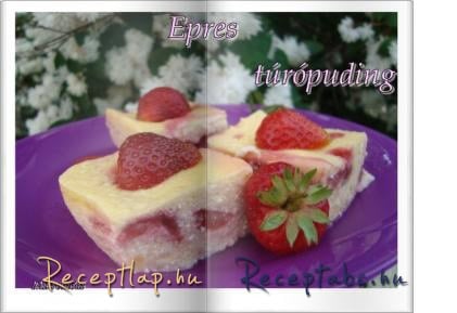 Epres túrópuding