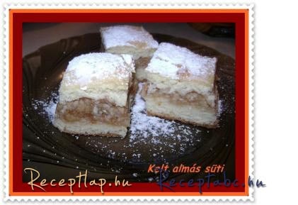 Kelt almás süti