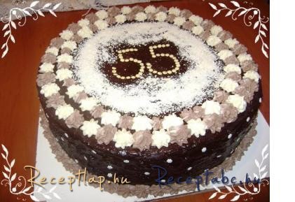 Tejszínes csokoládétorta