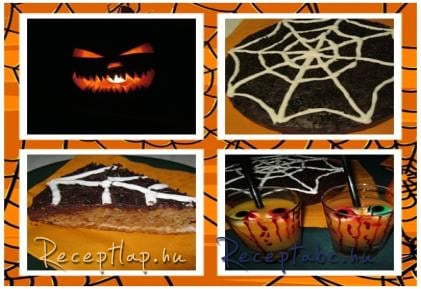 Tökös-mascarponés Halloween torta