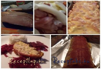 Csirkemell őzgerincben  saját recept