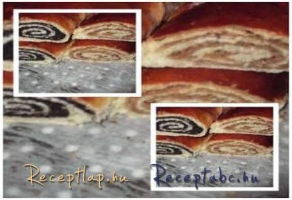 Mákos diós kelt tészta