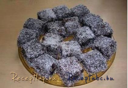 egyszerű kókusz kocka