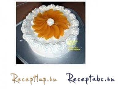 tejszínes túrókrémes torta