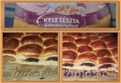 Tőltött kelt gombóc