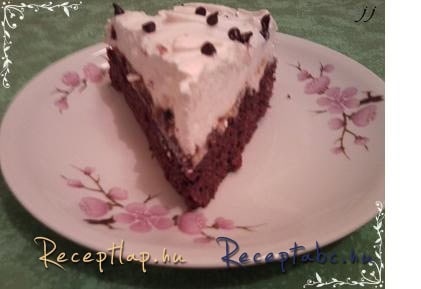 Négerkocka torta formában