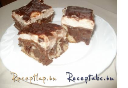 Csokis-cseresznyés szelet