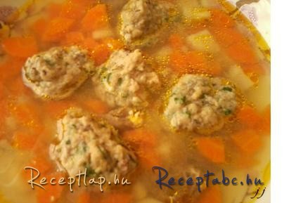 Májgombóc leves