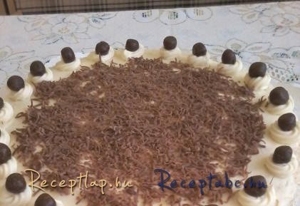 Tejszelet torta.
