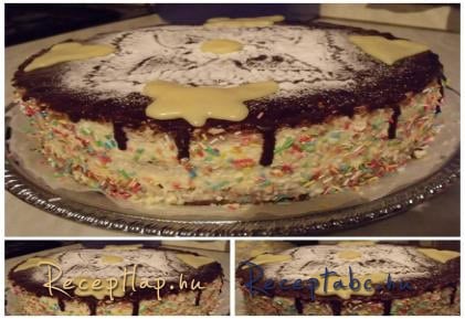 Túró torta kekszesen
