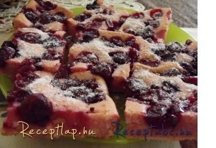 Meggyes puncsos szelet Csilditől saját recept