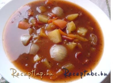 Olaszos paradicsomleves (saját recept)