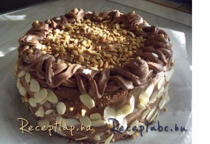 Nutellás mogyorós álom torta Saját recept