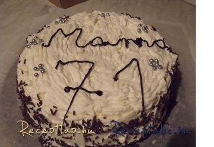 Gesztenyés  álom torta