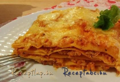 Lasagne házi tésztával *