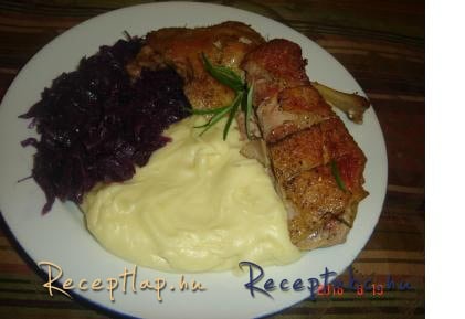 Rozmaringos kacsamell,és comb