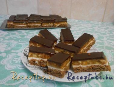 Snickers sütemény