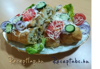 Töltött lángos